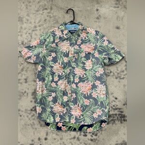 Chubbies Shirt Mens M Floral Casual Button Up Short Sleeve Hawaiian Pocket